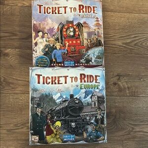 Ticket to Ride Board Game Set - Asia and Europe